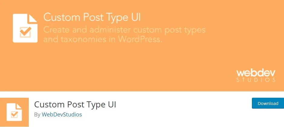 افزونه Custom Post Type UI